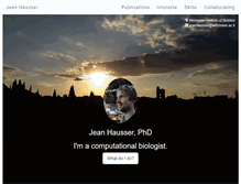 Tablet Screenshot of jean.hausser.org